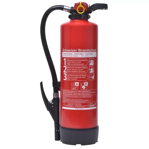 Fluorfreie Schaum-Feuerlöscher 6 Liter S6 JX Green E27