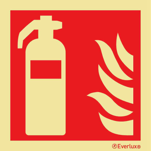 Brandschutzzeichen Feuerlöscher Kunststoff
